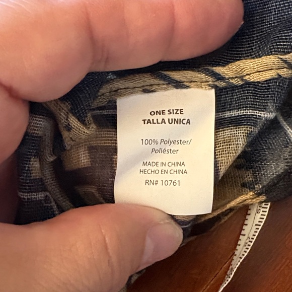 *UCF black & brown sheer infinity scarf - Picture 5 of 5